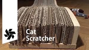 Diy cardboard cat scratcher turntable best homemade cheap cat scratching post furniture. Cardboard Cat Scratcher How To Diy Youtube