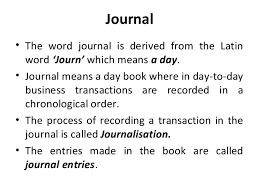 Basics Of Financial Accounting What is a journal entry ? basics of financial accounting