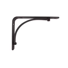 Custommade shelf brackets are designed and handmade to order, ensuring the perfect fit for your shelving installation. Stylewell Black Classic Arch Decorative Shelving Brackets 6 In X 8 In 27790pklhd The Home Depot
