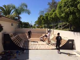 A pair of gloves, a long sleeve shirt, jeans pant, and masks for welding. Skateboard Bowl Ramp Oc Ramps