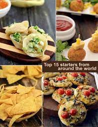 Easy vegetarian dinner party recipes : Top 15 Starters From Around The World Veg Starters Tarladalal Com