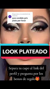 Respuesta a @clauissa Maquillaje plateado✨ Ve al link del perfil para ...