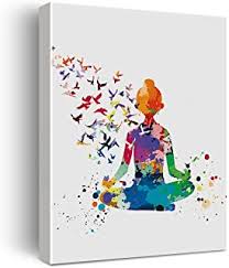 See more ideas about mural, yoga, yoga symbols. Amazon Com Yoga Wall Decor