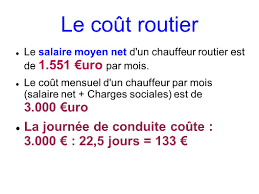 Le Cout Routier Ppt Telecharger