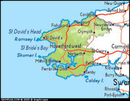 Going on a camping holiday? Map Of Wales Pembrokeshire Uk Atlas