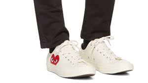 Online, but you can find them in store at 59th street. Comme Des Garcons Play X Converse Chuck Taylor All Star 70 Low White Where To Buy 150207c The Sole Supplier
