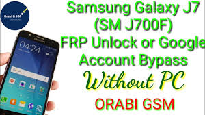 May 10, 2019 · how to bypassing samsung j7 frp lock without pc. Samsung Galaxy J7 Sm J700f J700h Frp Unlock Or Google Account Bypass Without Pc Youtube