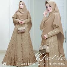 Trend terkini baju gamis modern wanita indonesia meliputi corak warna yang terang seperti cream, biru, merah muda, ungu dan hitam, hingga ada juga gamis motif batik. Baju Gamis Wanita Terbaru Model Pesta Kekinian Moscrepe Polos Med It766 Dress Baju Setelanmus Shopee Indonesia
