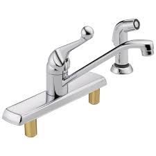 Contact delta faucet customer support. Single Handle Kitchen Faucet With Spray 420lf Delta Faucet