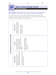 Note Taking Study Guide Social 10 Regents Overview