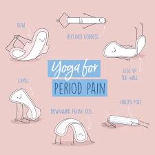 5 yoga poses to help ease period pain