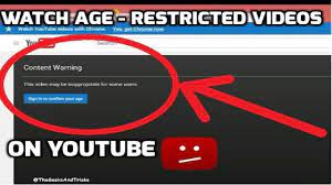 Restricted mode allows users to filter out potentially mature content on youtube using things like titles, descriptions, metadata, and age restrictions — though it's worth noting that these filters aren't always accurate, and it also blocks the comments on all videos, even the ones you're able to watch. How To Watch Age Restricted Videos On Youtube Without Sign In Youtube