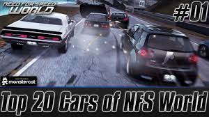 Need For Speed World The Final Goodbye 01 Top 20 Cars Of Nfs World Youtube
