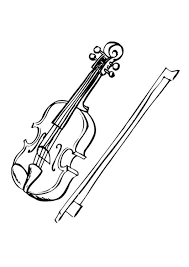 Coloring Page Violin Img 9594 Coloring Pages Violin Learn Violin