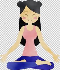 Alone woman sings in church during religious mass. Meditation Yoga Lotus Position Royalty Free Drawing Png Clipart Drawing International Day Of Yoga Lotus Position