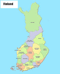 The capital & largest city of finland is helsinki and it covers an area of 130,596 sq. Finland Map Political Map Of Finland