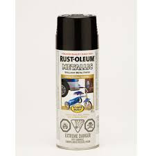 Featuring a variety of colors suit. Rust Oleum Metallic Enamel Paint 312 G Black Night 242629 Rona