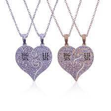 Maybe you would like to learn more about one of these? Buy 2 Pc Set Sister Necklace Sister Little Sister Best Forever Broken Heart Rhinestone Pendant At Affordable Prices Free Shipping Real Reviews With Photos Joom