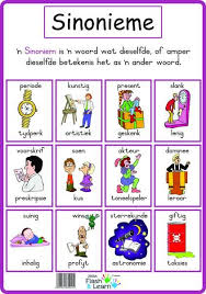 Sinonieme In 2020 With Images Afrikaans Language Afrikaans Spelling Words