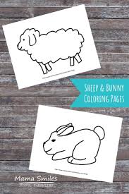 We have tons of fluffy sheep, ram, and lamb pictures to choose from! Bunny And Sheep Coloring Pages Mama Smiles Joyful Parenting