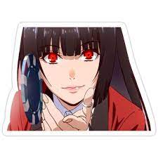 Kakegurui Yumeko Sticker By Nmag Anime Printables Anime Stickers Cute Stickers