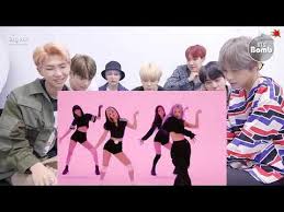 Bts Reaction Blackpink How You Like That Dance Practiceb Youtube Bts Reactions Bts Lyrics And Chords