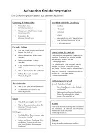 Du brauchst also keine details sondern nur so den hauptstoff. Merkblatt Inhalte Einer Gedichtinterpretation Unterrichtsmaterial Im Fach Deutsch Deutsch Schreiben Lernen Lernen Tipps Schule Gedicht Analyse