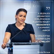 Novák katalin, akit a családügyi nemzeti konzultációról kérdeztek, elmondta: Novak Katalin Megszunik A Jelenlegi Korlatozasok Nagy Resze Blikk