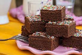 Im juni gab es bei clara von tastesheriff eine runde #ichbacksmir mit. Rezept Schneller Schokoladiger Buttermilchkuchen Aus Dem Backbuch Von Mama