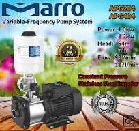 MARRO APG BOOSTER CONSTANT PRESSURE PUMP-VARIABLE SPEED STAINLESS STEEL  IMPELLER