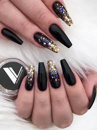 Get the latest men's and women's fashion and style advice. The Most Beautiful Black Winter Nails Ideas Stylish Belles Gold Nails Coffin Nails Designs Black Nails