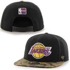 Los Angeles Lakers 47 Brand Hardwood Classics Tropas Snapback Hat Gold Black Lakers Hat Los Angeles Lakers 47 Brand