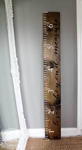 Wood Growth Chart Ruler Loved Beyond Measure Free