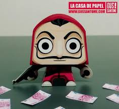 Download Papermau Money Heist La Casa De Papel Mini Paper Toy By Gus Santome Paper Toys Paper Paper Crafts