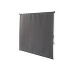 8 ft. x 8 ft. Outdoor Crank Roller Shade with 95% UV Protection in Pewter 459390 Coolaroo