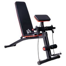 37 65 Sur Banc De Musculation Pliable Inclinable Reglable 153l X 53l X 102h Cm Sangles Elastiques Support Halteres Inclus Acier Noir Rouge Musculation Achat Prix Fnac