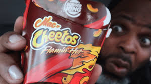 The flavor was mac and cheese with a touch of cheeto cheese strength. Burger King Flamin Hot Mac N Cheetos Youtube