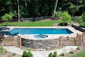 Rectangular Pools Surfside Pools In 2020 Rectangular Pool Back Porch Designs Rectangle Pool
