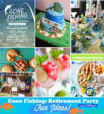 Best decoration ideas for retirement party. Gone Fishing Retirement Party Ideas