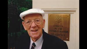 Mr Joyce receives a Russian Ushakov medal