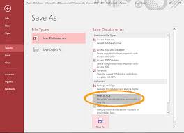 • open table data with paging list. Access 2016 Make An Executable Database