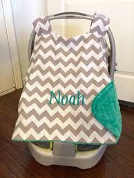 Personalized Baby Carseat Canopy For Boy Or Girl Monogrammed Etsy Baby Car Seats Baby Carseat Canopy Car Seats