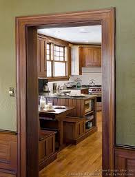 oak bedroom furniture, dark wood trim
