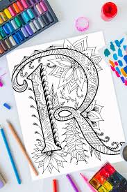 Check spelling or type a new query. Zentangle Letter R Design Free Printable Kids Activities Blog