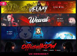 Twitch banner maker with a flame icon. Vkdesigns1 I Will Design A Youtube Banner Gaming Banner Twitch Banner Header For 15 On Fiverr Com Gaming Banner Twitch Banner Banner Twitch