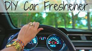 Easy DIY Car Freshener - Overthrow Martha