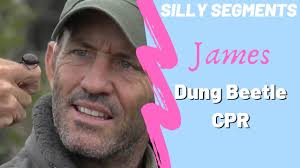 James Hendry giving a dung beetle CPR safarilive funny moment