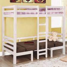 A top twin bunk sits above, while a cool space below features padded seats and a table surface, ideal for homework, play, and snacks. Bunks Twin Over Twin Convertible Loft Bed Quality Furniture At Affordable Prices In Philadelphia Main Line Pa