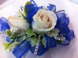 Mission viejo, ladera ranch, coto de caza florist same day delivery best price flowers Royal Blue Corsage In Modesto Ca Flowers By Alis Corsage Prom Prom Flowers Prom Corsage And Boutonniere