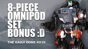 But getting started might not be the easiest thing in the world. 8 Piece Omnipod Set Bonus Summoner Prime Mechwarrior Online The Daily Dose 215 Youtube